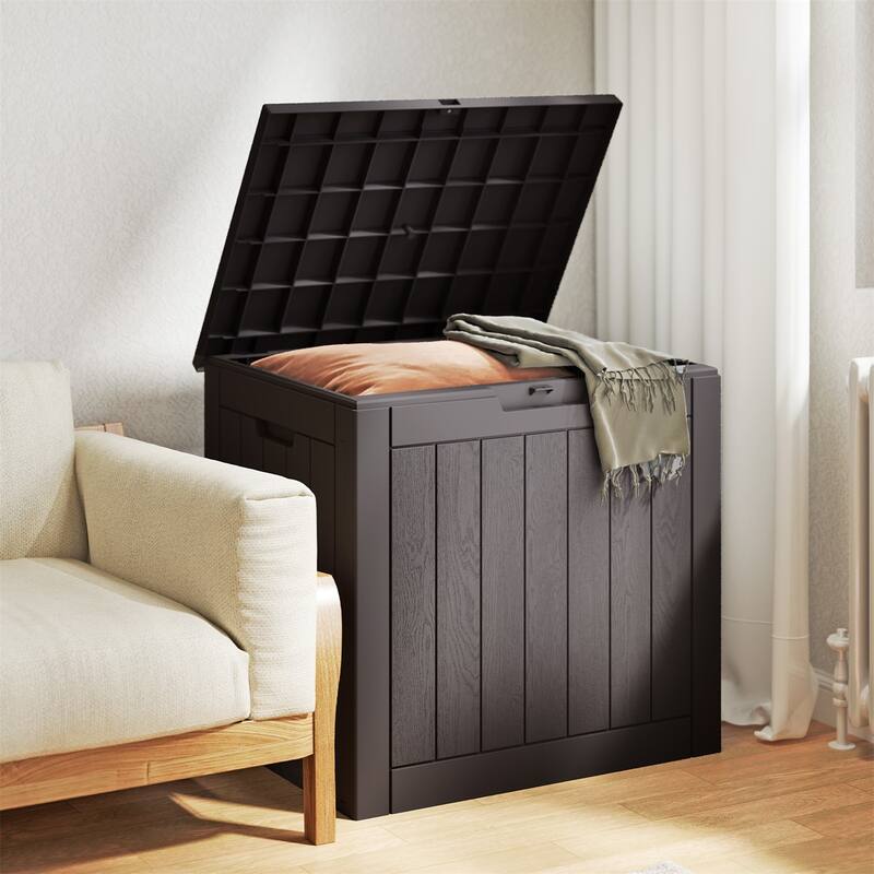 31 Gallon Resin Deck Box-Organization and Storage for Patio Furniture
