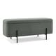 preview thumbnail 27 of 31, MCombo Storage Ottoman Bench, Teddy Fabric Upholstered Footstool with Storage Space - 15.7"D x 47.2"W x 20.5"H