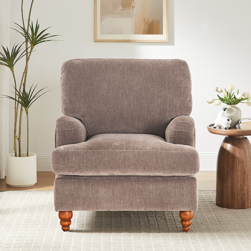 Chandler Arm Chair by Greyson Living - Heathered Cocoa