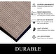 preview thumbnail 92 of 107, A1 Home Collections Polypropylene Rubber Door Mat All Weather Inside Outside Door Mat