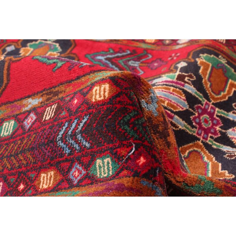 ECARPETGALLERY Hand-knotted Teimani Red Wool Rug - 2'11 x 4'10