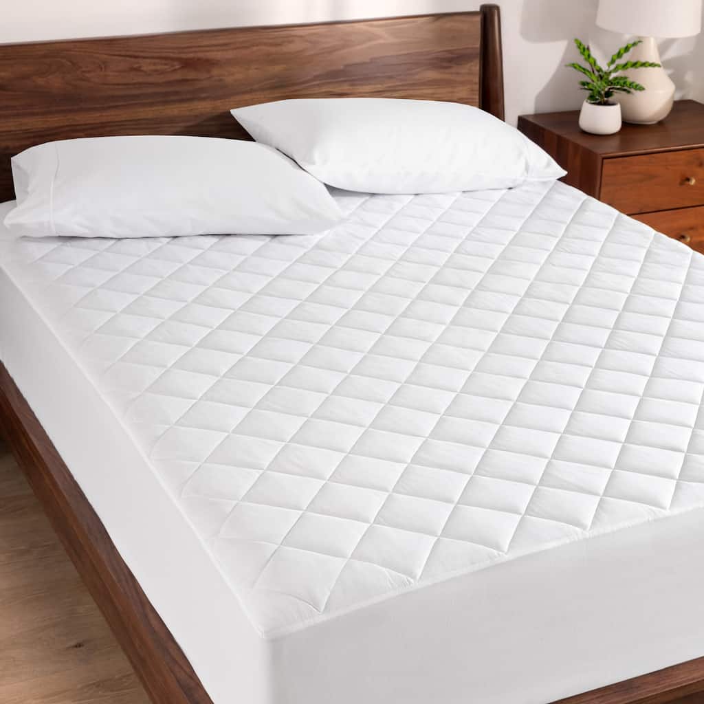 Bare Home Quilted Hypoallergenic Fitted Mattress Pad