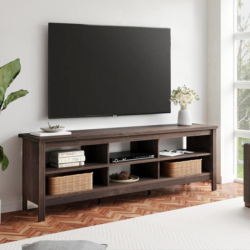 70 Inch TV Stand for 75'' TV, Classic Entertainment Center TV Console