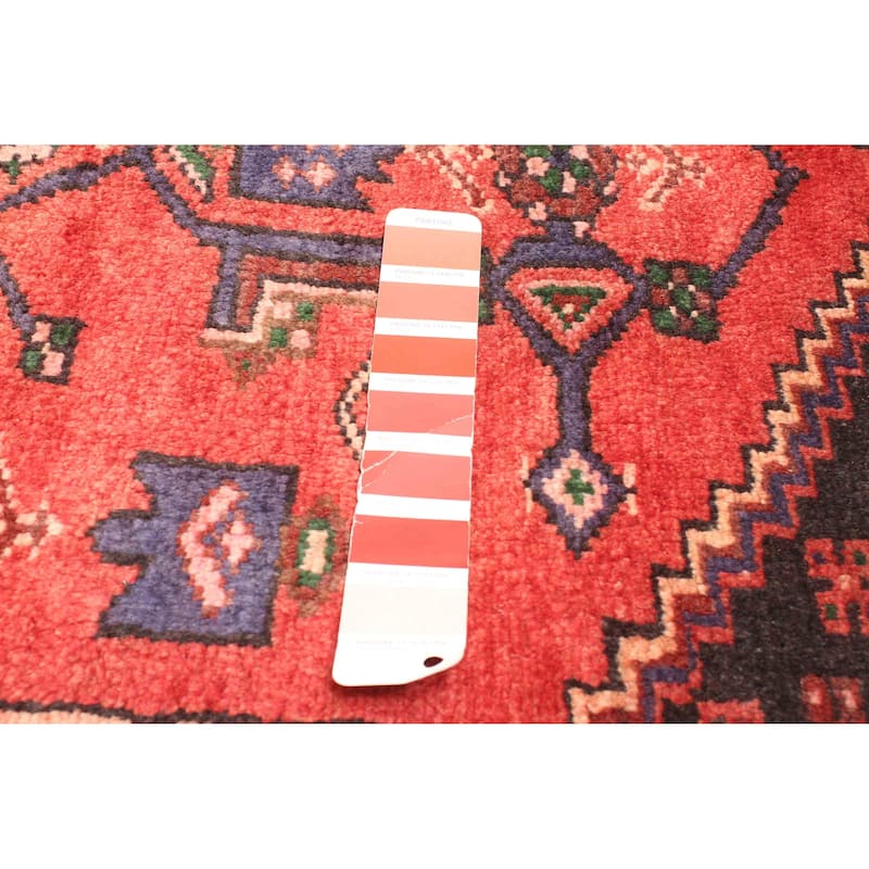 ECARPETGALLERY Hand-knotted Andelz Red Wool Rug - 4'8 x 7'3