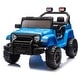 preview thumbnail 22 of 30, Dual-Drive 12V Electric Car with Four-Wheel Suspension, Music, Bluetooth, and Quick-Release Steering Wheel Blue