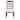 Sawmill Ladder Back Dining Side Chair - 25"W x 41"H x 21"D