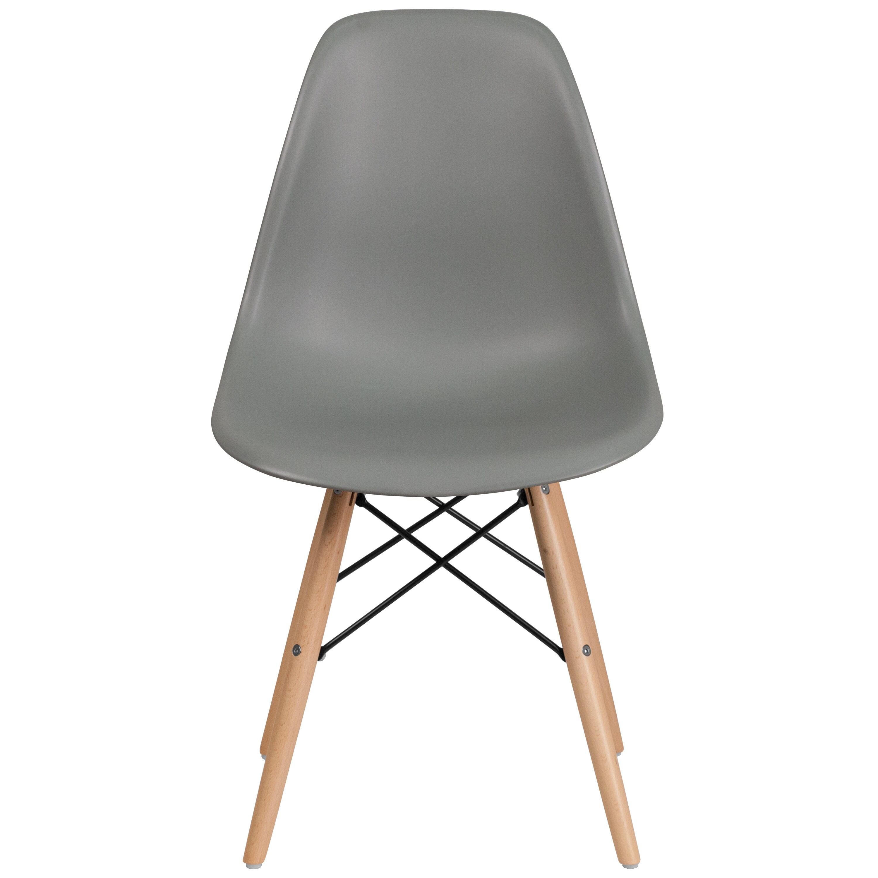 Black Plastic Chair With Wood Legs  : High Quality Dining Chair Plastic Backrest Computer Chairs Stable Solid Wood Stool With Beech Legs Home Furniture.