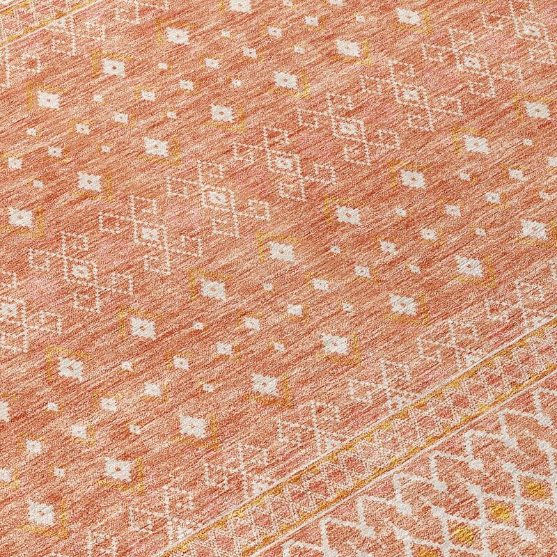 HomeRoots Tribal Transitional Rectangle Outdoor Rug