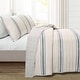 preview thumbnail 1 of 51, Lush Decor Farmhouse Stripe 3 Piece Quilt Set
