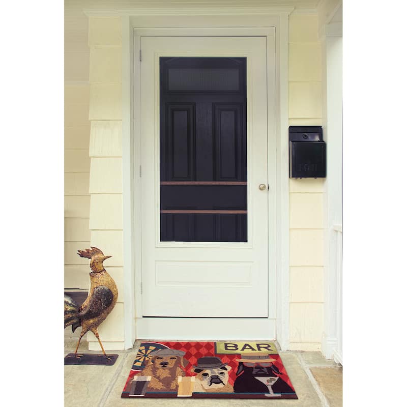 Liora Manne Frontporch Bar Patrol Indoor/Outdoor Rug