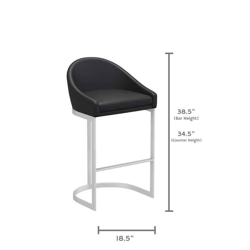 Tempo Furniture Kori Stationary 26" Counterstool/30" Barstool by Furnish Theory
