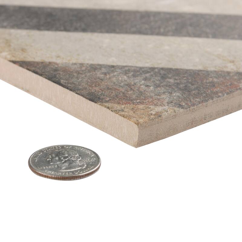 Merola Tile D'Anticatto Decor Obliqua 8-3/4" x 8-3/4" Porcelain Floor and Wall Tile