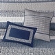preview thumbnail 9 of 25, Madison Park Melody 6 Piece Reversible Jacquard Quilt Set with Throw Pillows