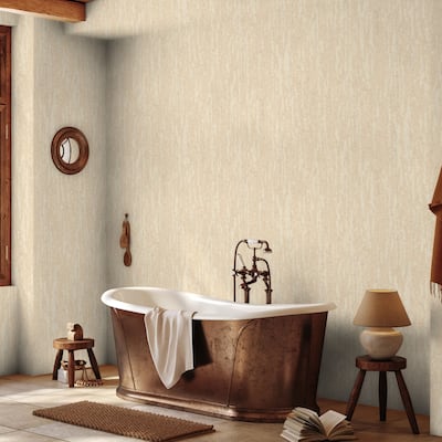 Urban Chic Metallic Accent Modern Abstract Wallpaper