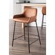 preview thumbnail 27 of 43, Carbon Loft Galotti Industrial Counter Stools (Set of 2)