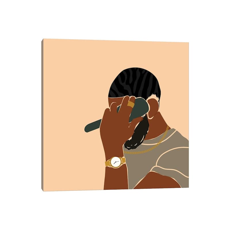 iCanvas "Waves" by Domonique Brown Canvas Print