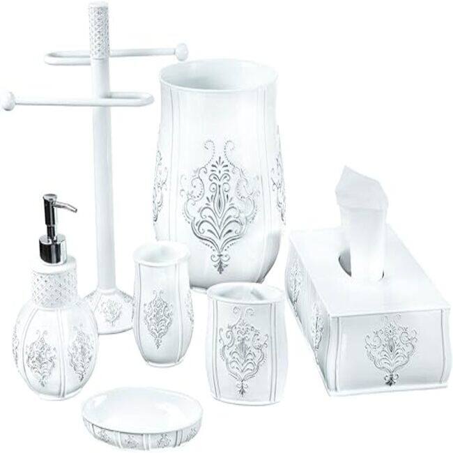 Creative Scents Vintage White Hand Soap Dispenser