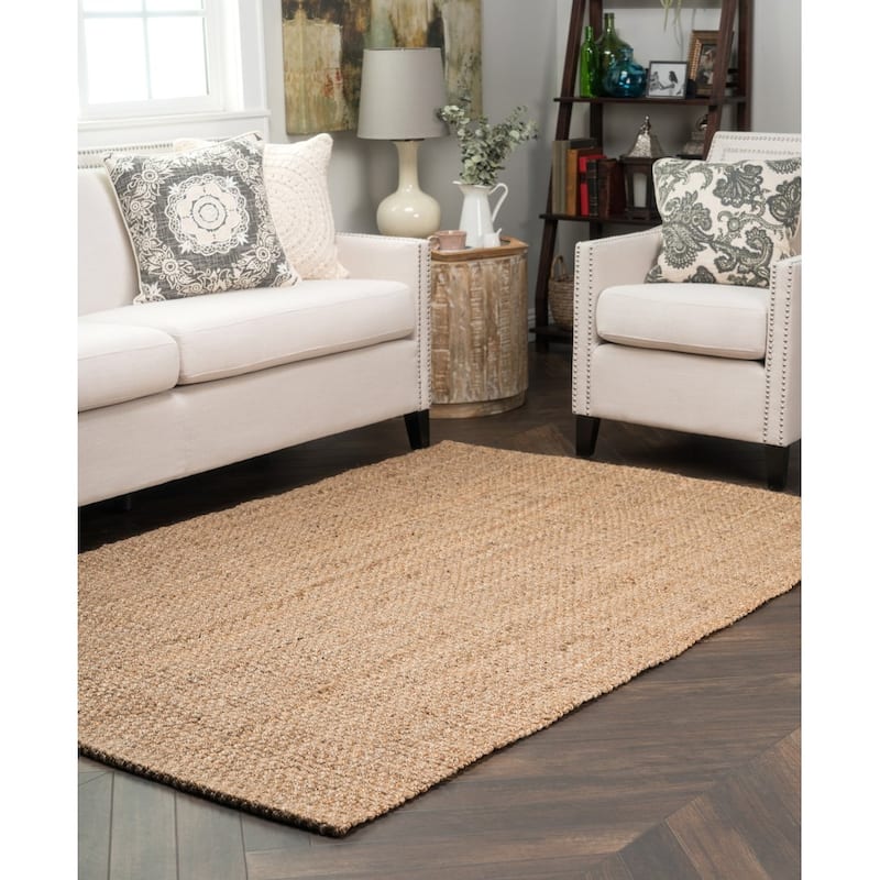 Savannah Handwoven Jute Area Rug by Kosas Home