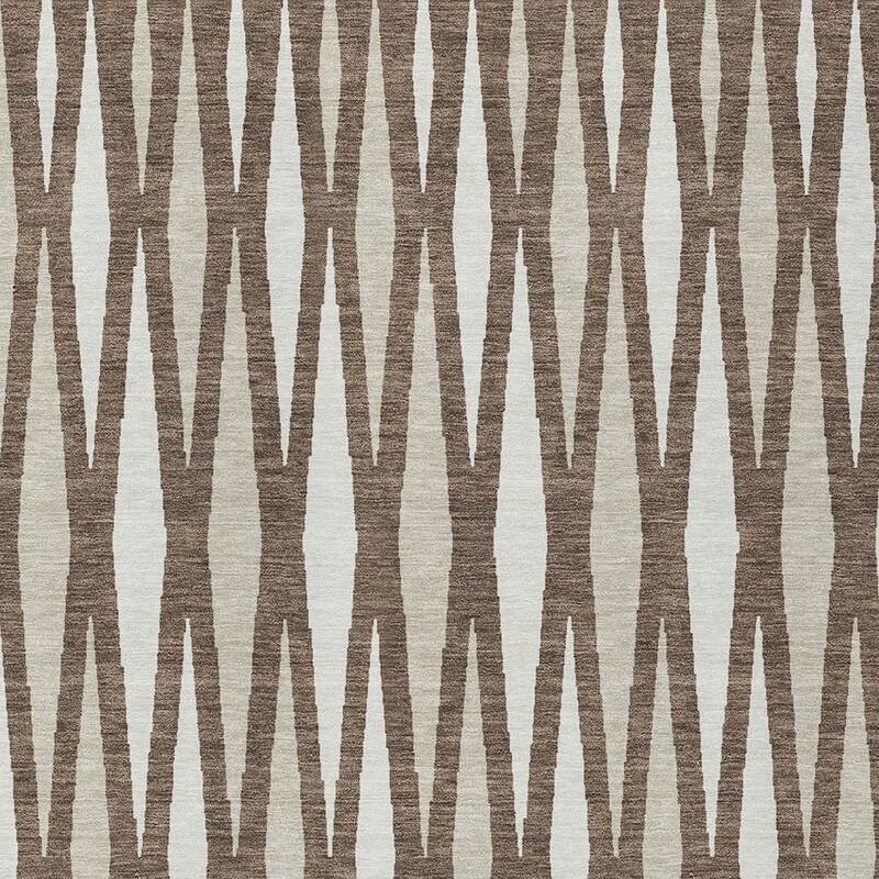 HomeRoots Geometric Transitional Rectangle Outdoor Rug
