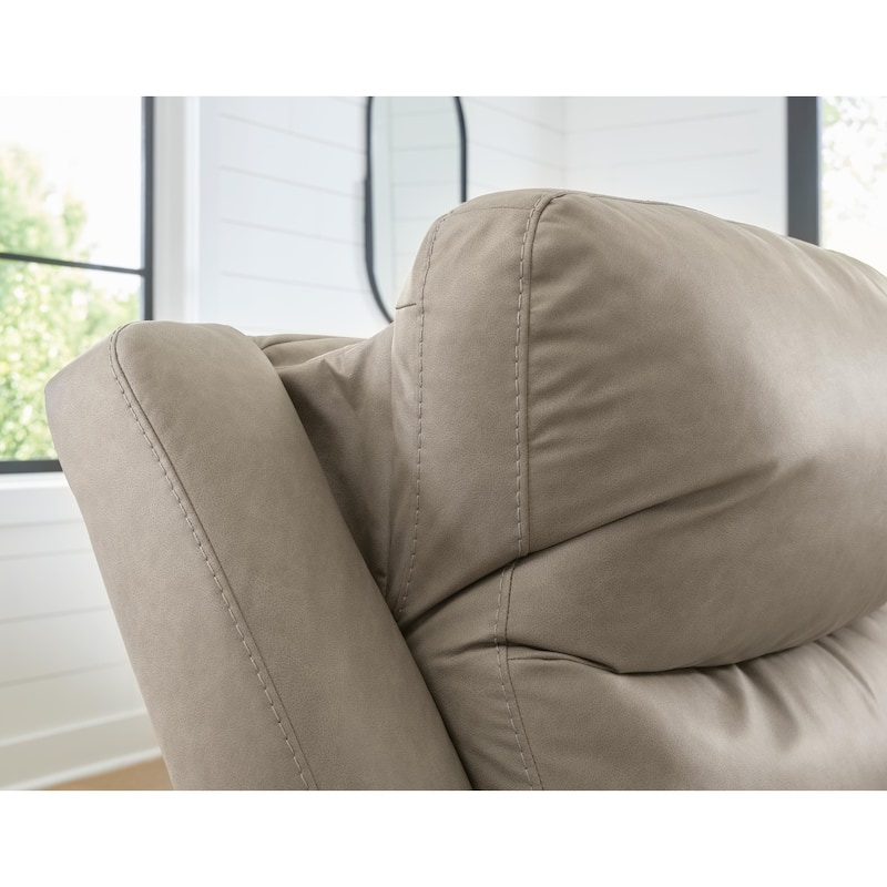 Signature Design by Ashley Brannigan Gray 3-Piece Power Reclining Sectional - 93" W x 41" D x 42" H