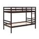 preview thumbnail 41 of 41, Twin Bunk Bed,Wooden,High Guardrail,Ladder,Kids Teens,Dorm Guest