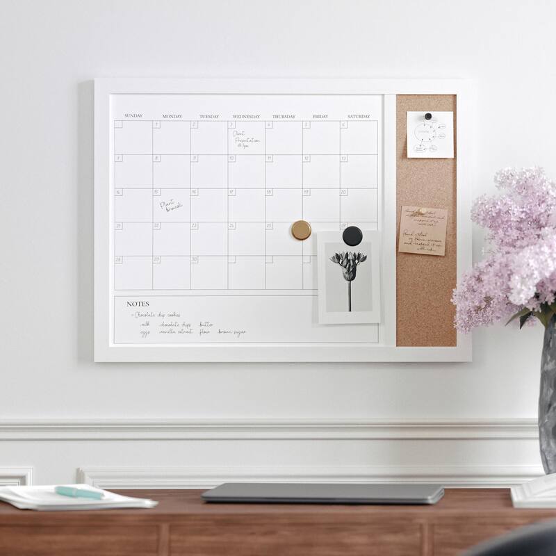 Flash Furniture BR-PM-COM-MW4C1-4561-MS Everette 24" x 18" Wall Board