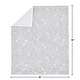 preview thumbnail 4 of 3, Grey Floral Vintage Lace Girl Baby Receiving Security Swaddle Blanket - Gray Luxurious Elegant Princess Boho Shabby Chic Luxury