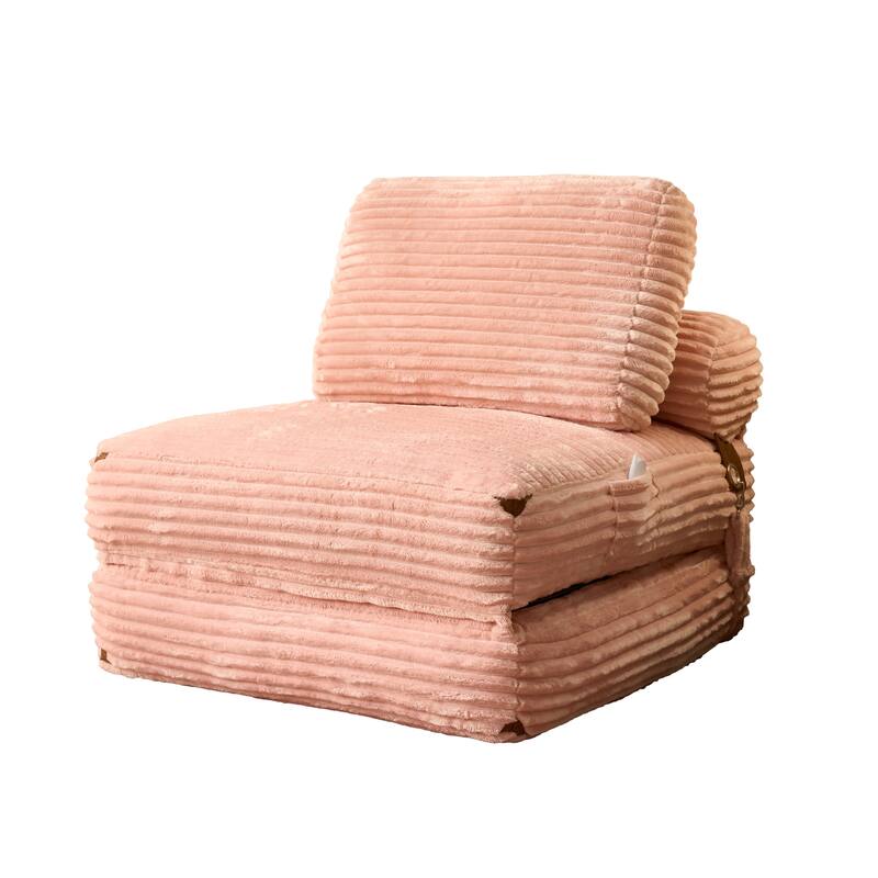 OVIOS Corduroy Foldable Compressed Sleeper Sofa