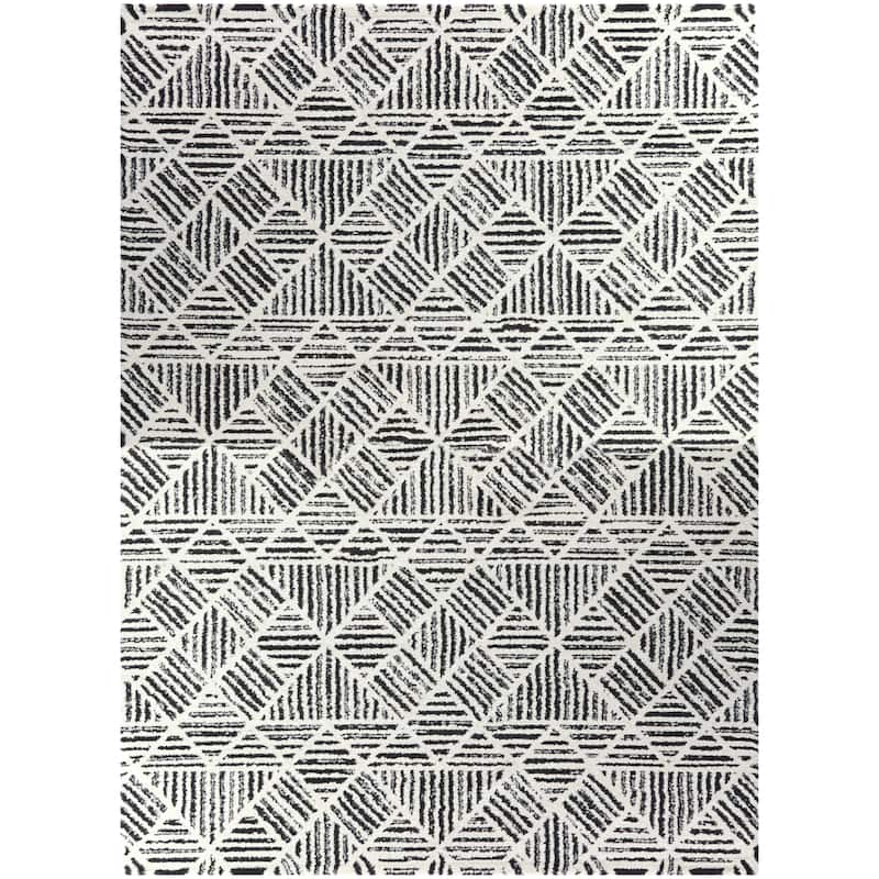Frederic Contemporary Geometric Area Rug