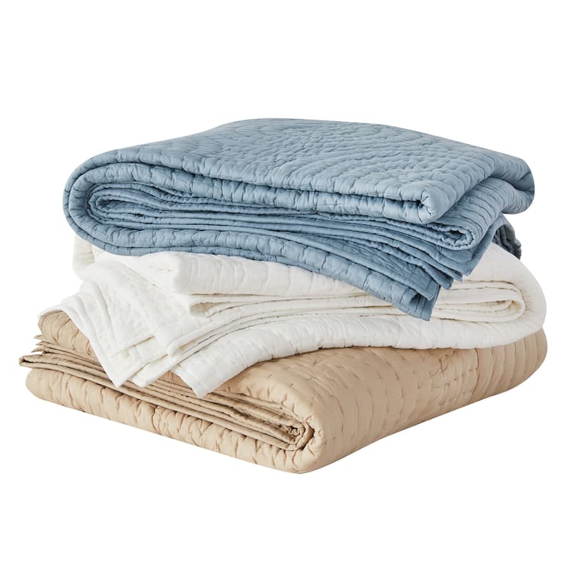 Hand Stitch Cotton Voile Quilt Set