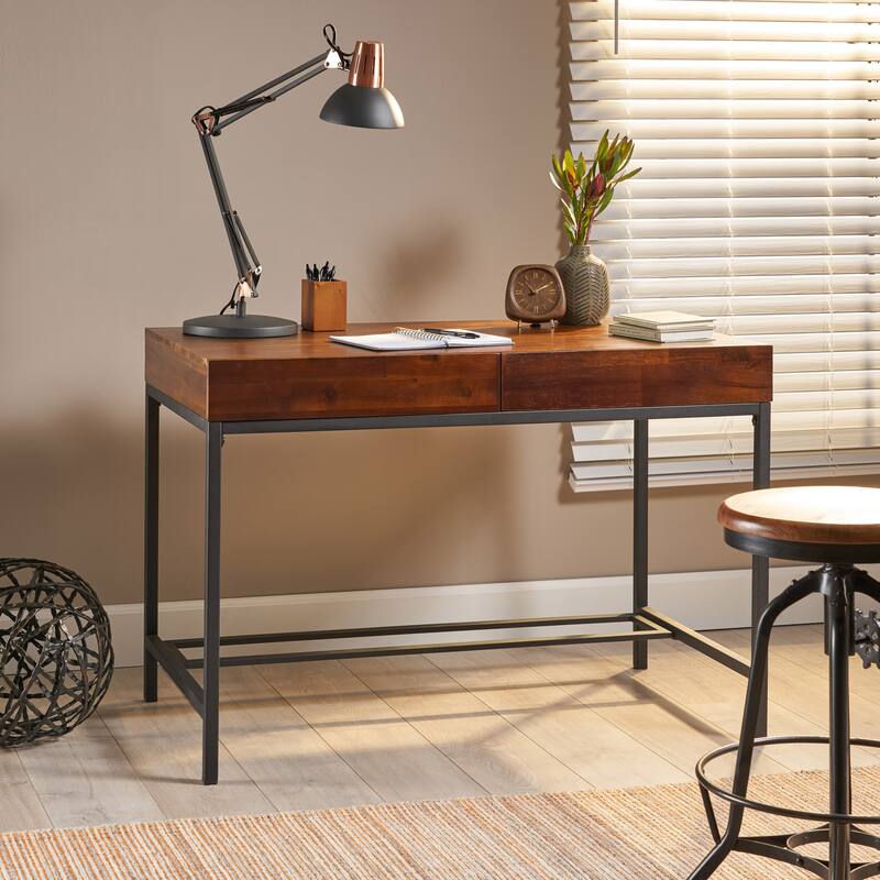 Versatile Industrial Storage Desk for Productive Work and Stylish Spaces