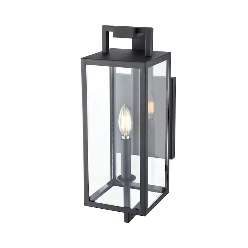 Millennium Lighting Lamont 1 Light Outdoor Wall Sconce in Textured Black
