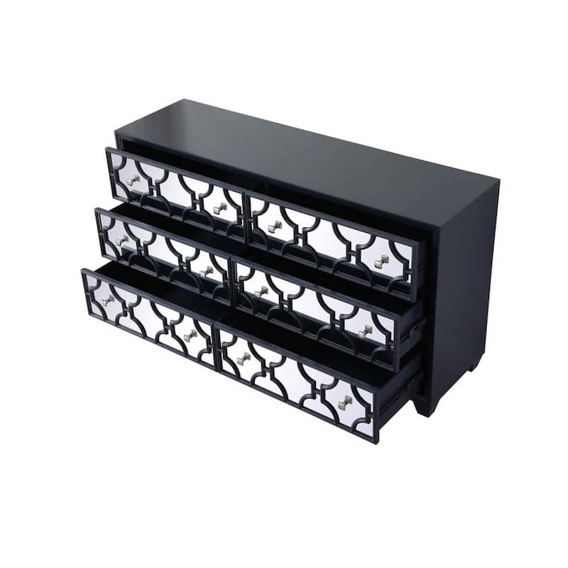 6-Drawer 64" Double Dresser
