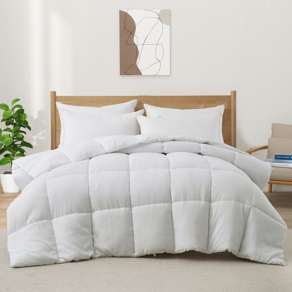 All Season Medium Weight Down Alternative Comforter Duvet Insert - King