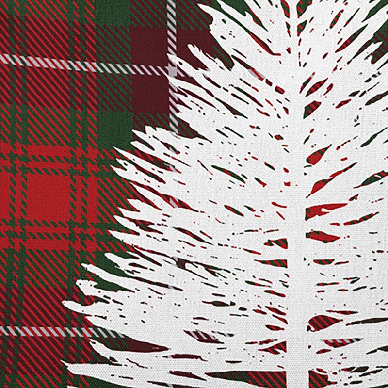 Tartan Pine Accent Pillow