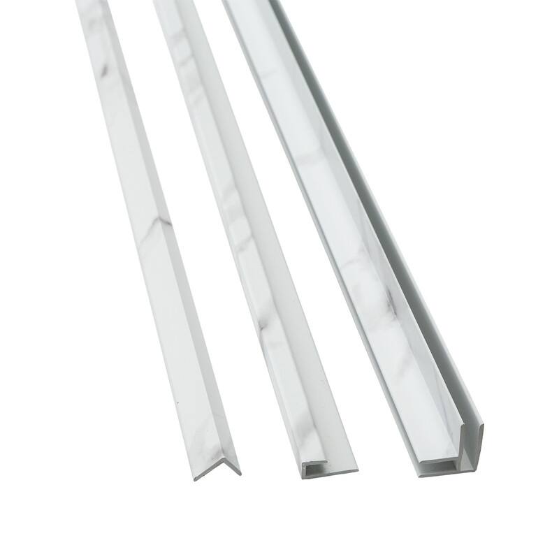 Palisade 94 in. Trim Kit - Carrara Marble