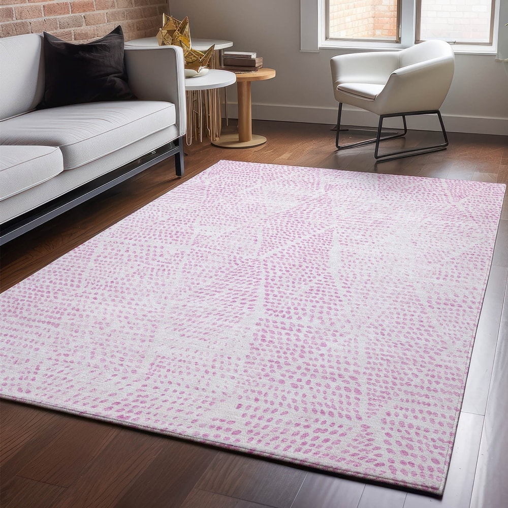 Premium Washable Super Soft Diamond Modern Mayfield Rug