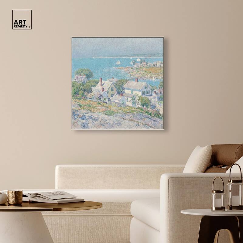 Hassam New England Headlands Canvas by Art Remedy