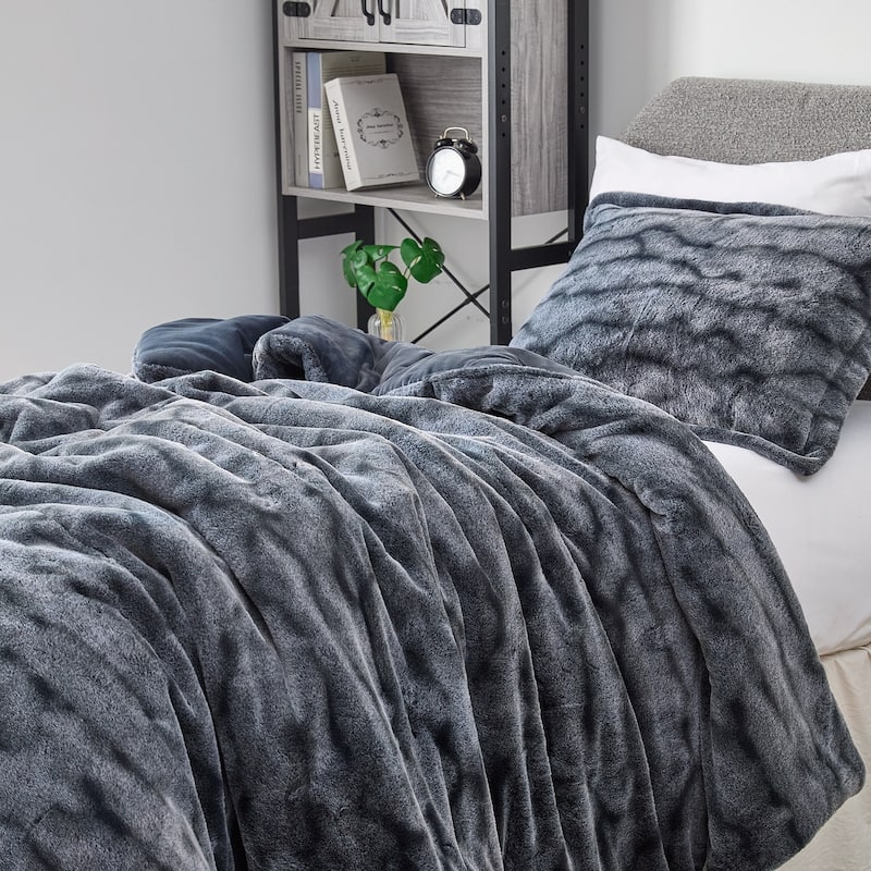 Oceans - Coma Inducer® Oversized Comforter Set - Navy Current