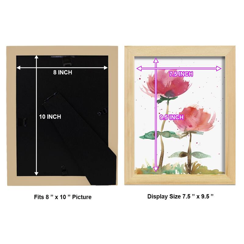 Pink Fleurs I -Framed Print w/glass-Cherry Red