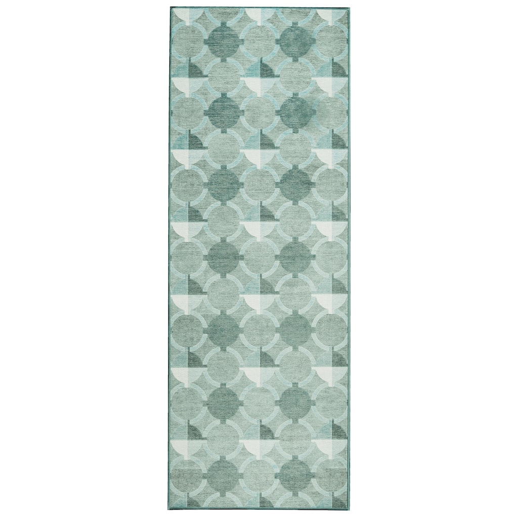 My Magic Carpet Dula Light Sage Green Machine Washable Rug