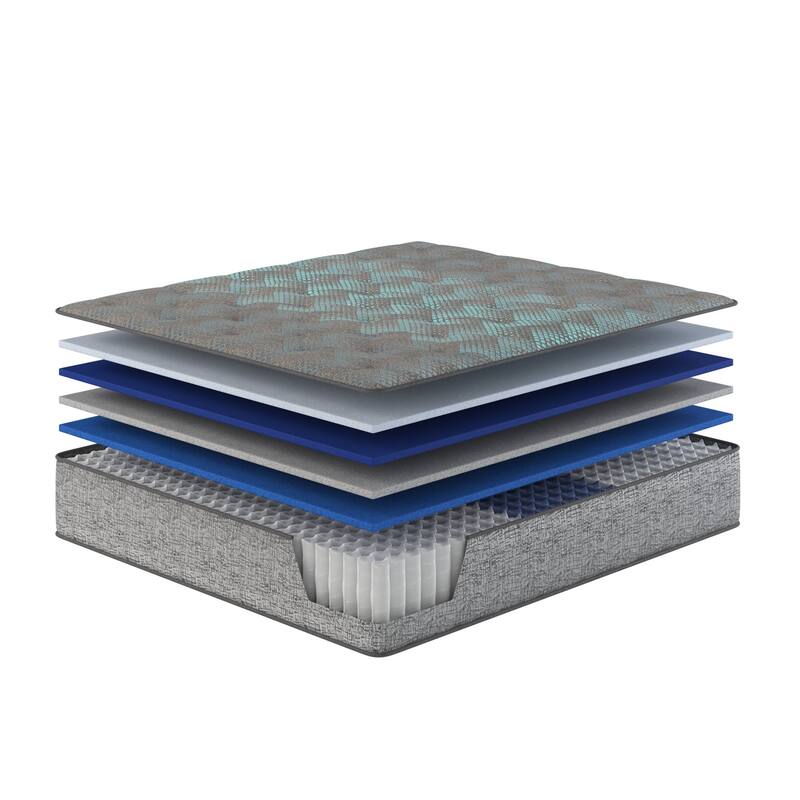 Deluxe 12-inch foam core mattress with individually pocketed coils