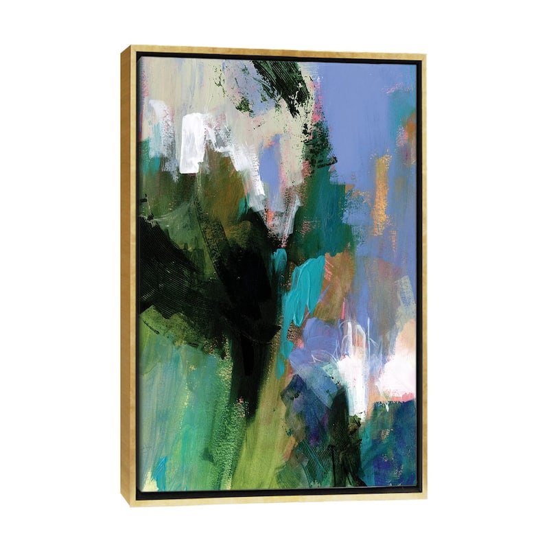 iCanvas "Resurgence I" by Victoria Borges Framed Canvas Print - Gold - 48x32
