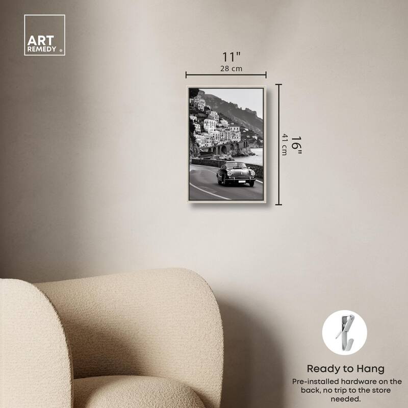 Drive through the Town Canvas by Art Remedy