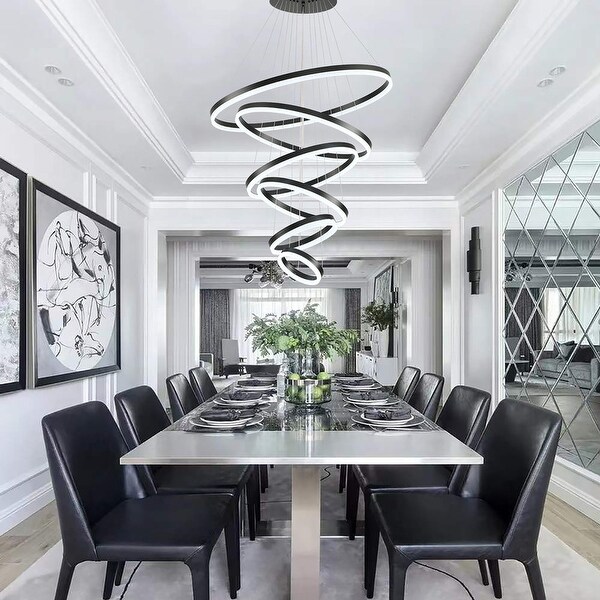 Large modern led chandelier 2025