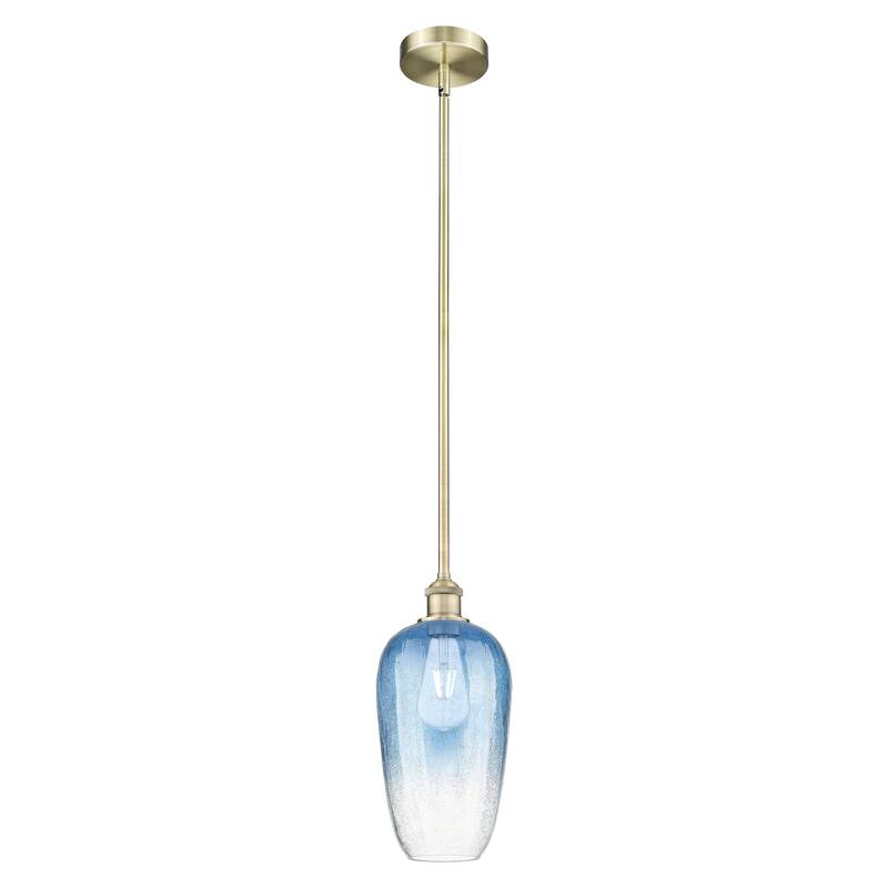 Innovations Lighting Endless Possibilities Edison - Brookhaven Flute - 1 Light 7" Stem Hung Mini Pendant