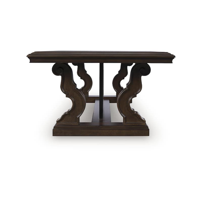 Signature Design by Ashley Maylee Dark Brown Coffee Table - 56.13" W x 32.13" D x 19.38" H