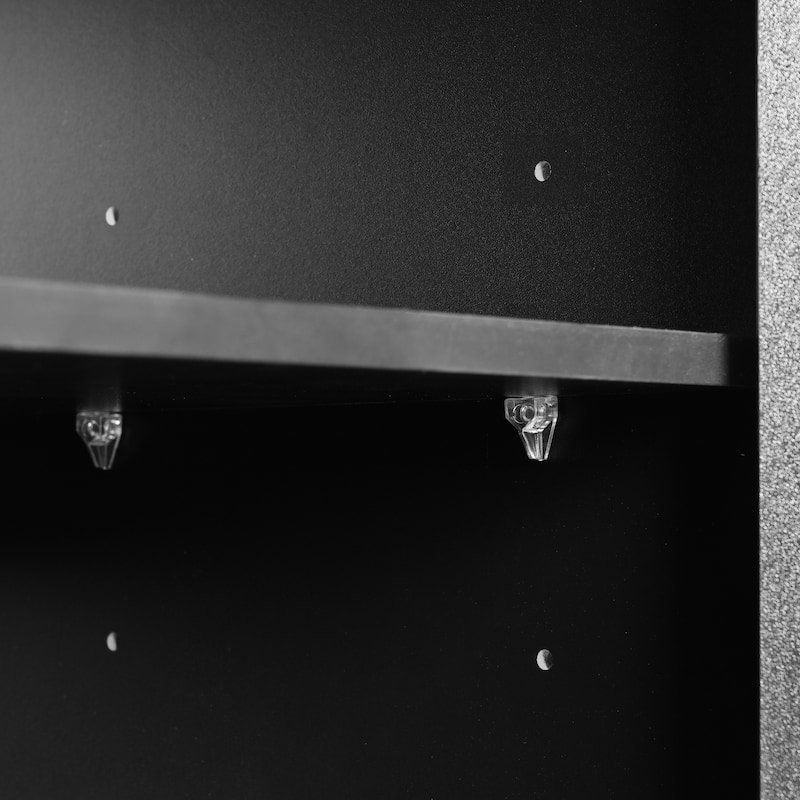 Minimalist Shoe Cabinet with Fluted Doors and 5 Solid Wood Legs - 55.1" W × 13.7" D × 35.4" H