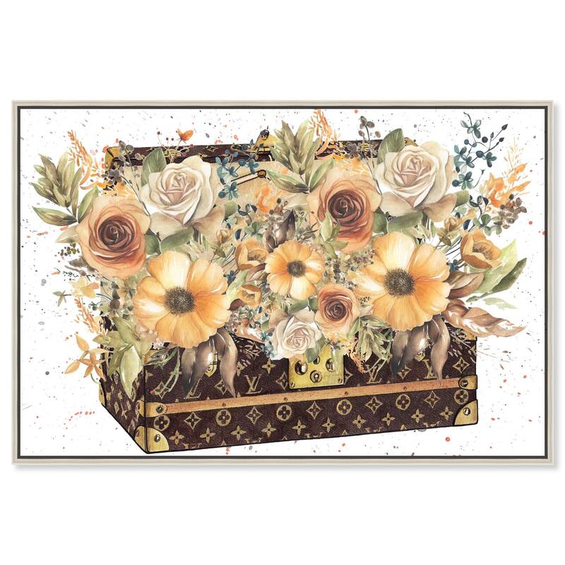 Doll Memories - Golden Memories Canvas by Art Remedy - Silver - 15" x 10"
