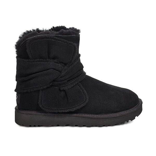 ugg mini bow spill seam bootie